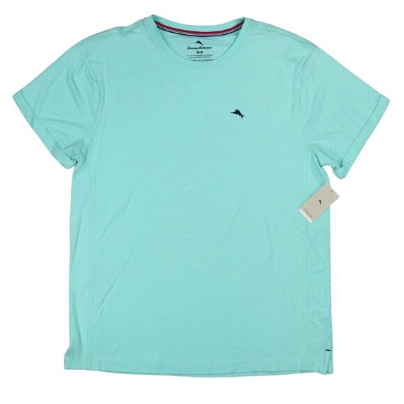 Tommy Bahama Short Sleeve Crew Neck Loungwear Men's T-Shirt NWT Aqua - Picture 1 of 2